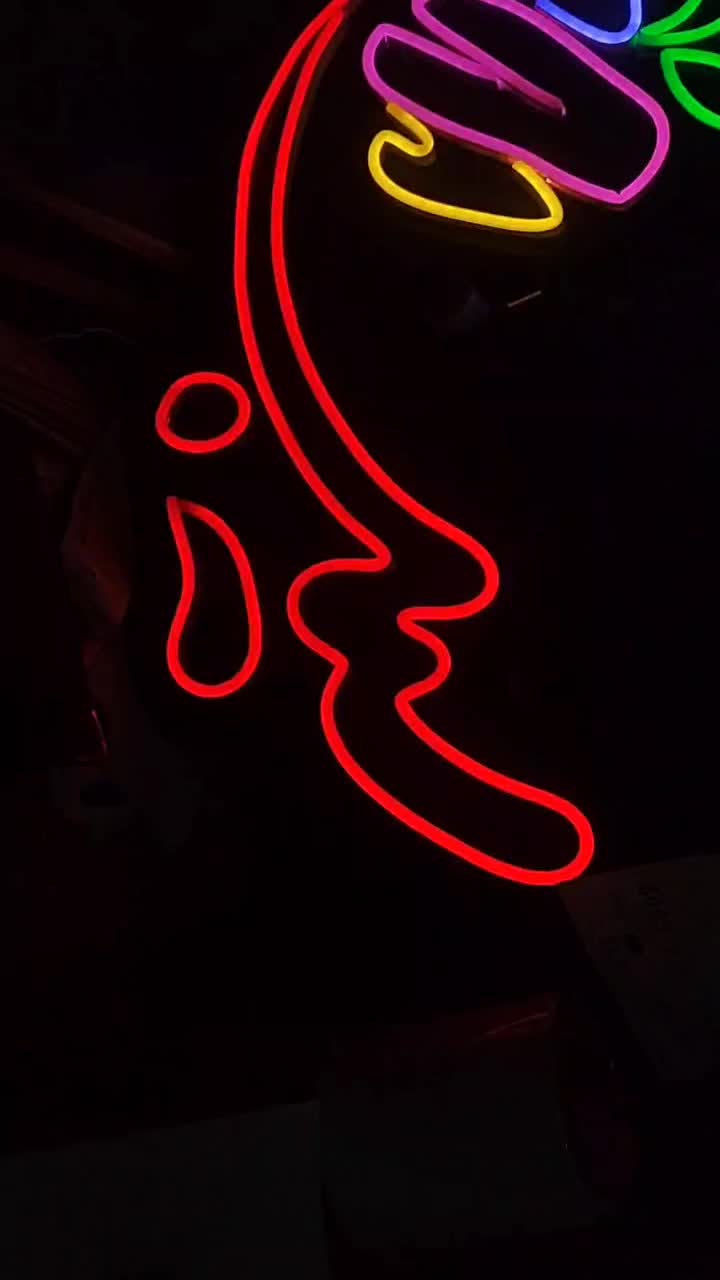 ساخت انواع تابلو نئون با طرح دلخواه|ریسه و چراغ تزئینی|اصفهان, سودان|دیوار