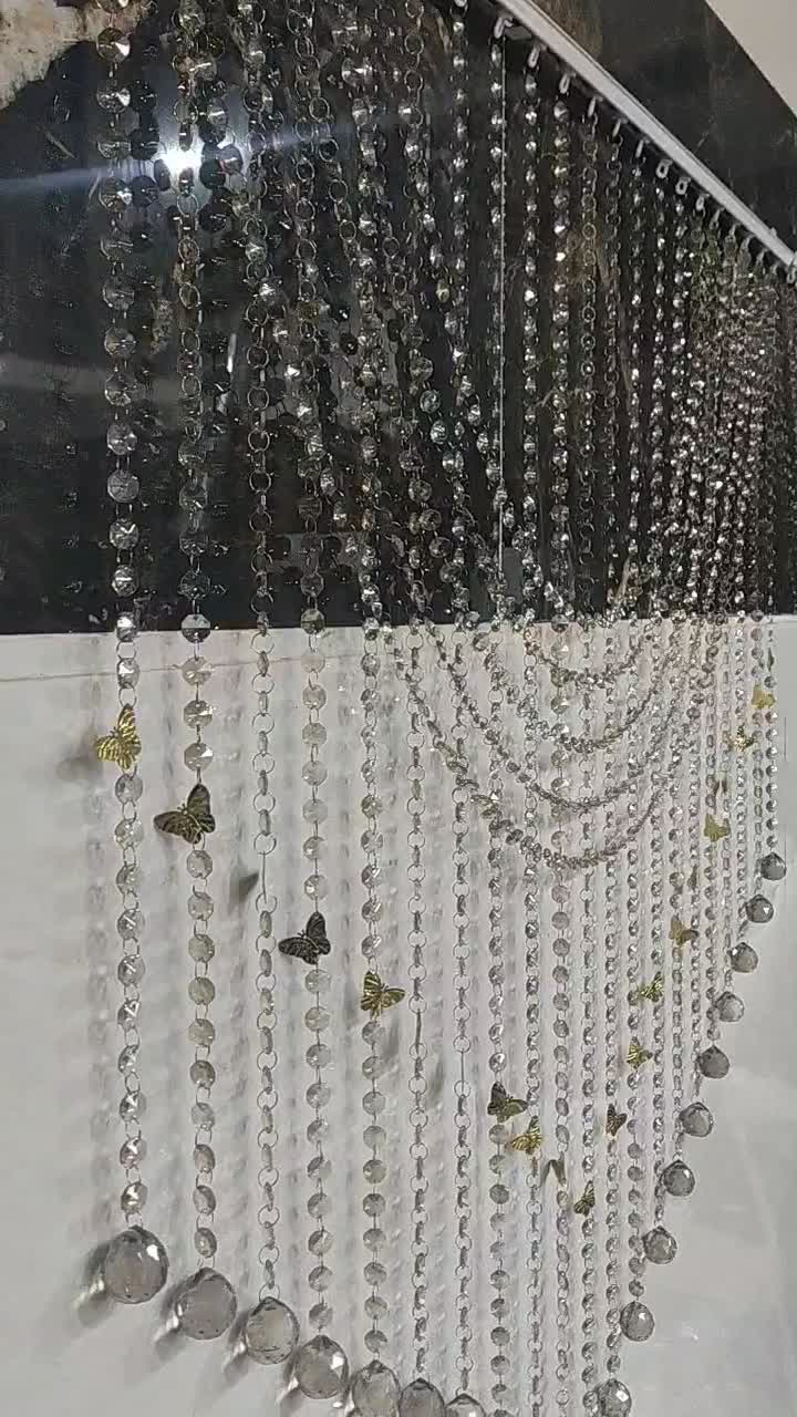 پردههای کریستالی تولید مستقیم|صنایع دستی و سایر لوازم تزئینی|خاش, |دیوار