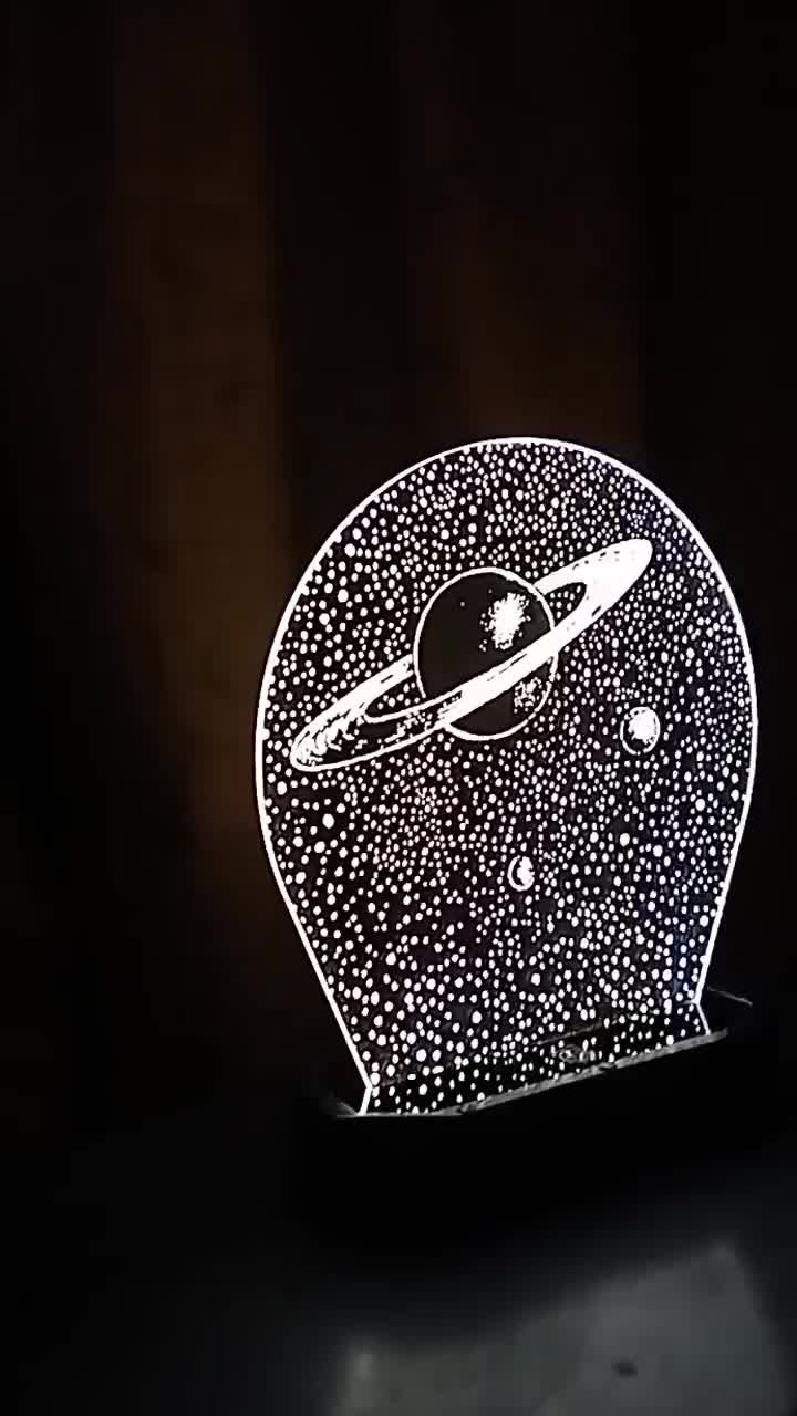 چراغ خواب یا چراغ خواب بالبینگ سه بعدی منظومه|چراغ خواب و آباژور|مشهد, ایثارگران|دیوار