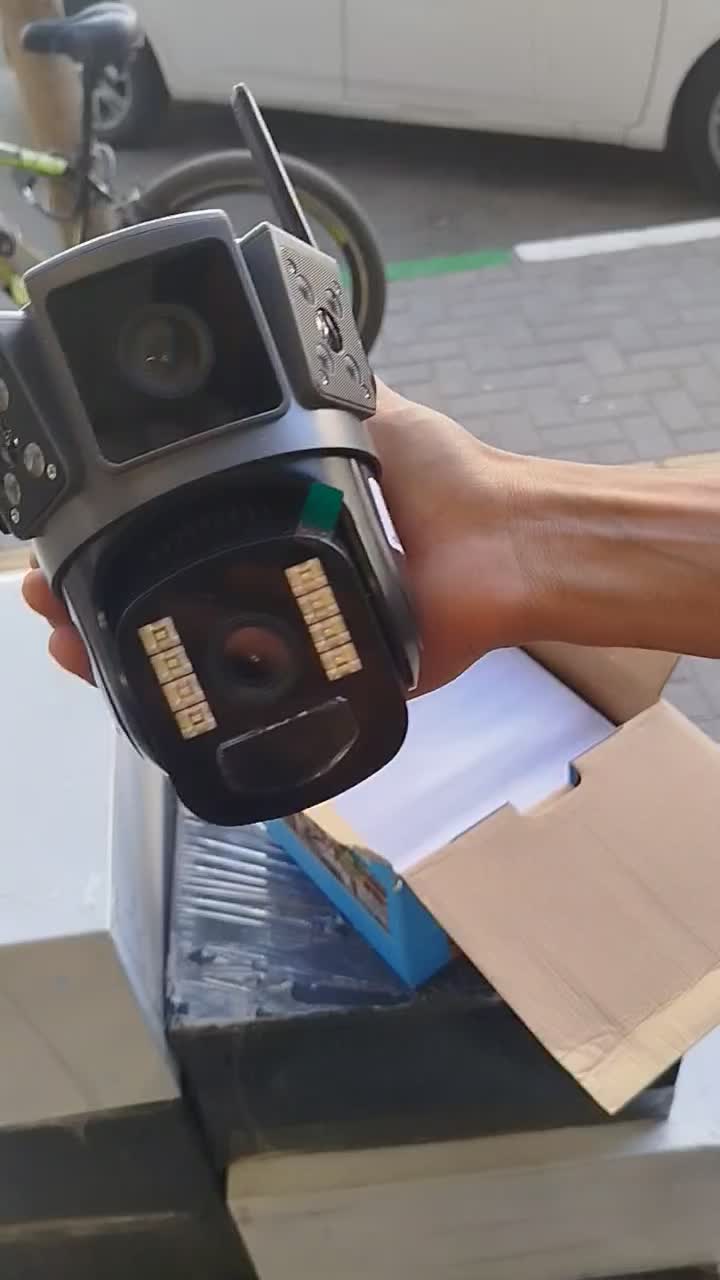 دوربین سیمکارتی چرخشی دو لنز و سه لنز|دوربین مداربسته|گلبهار, شهر جدید گلبهار|دیوار