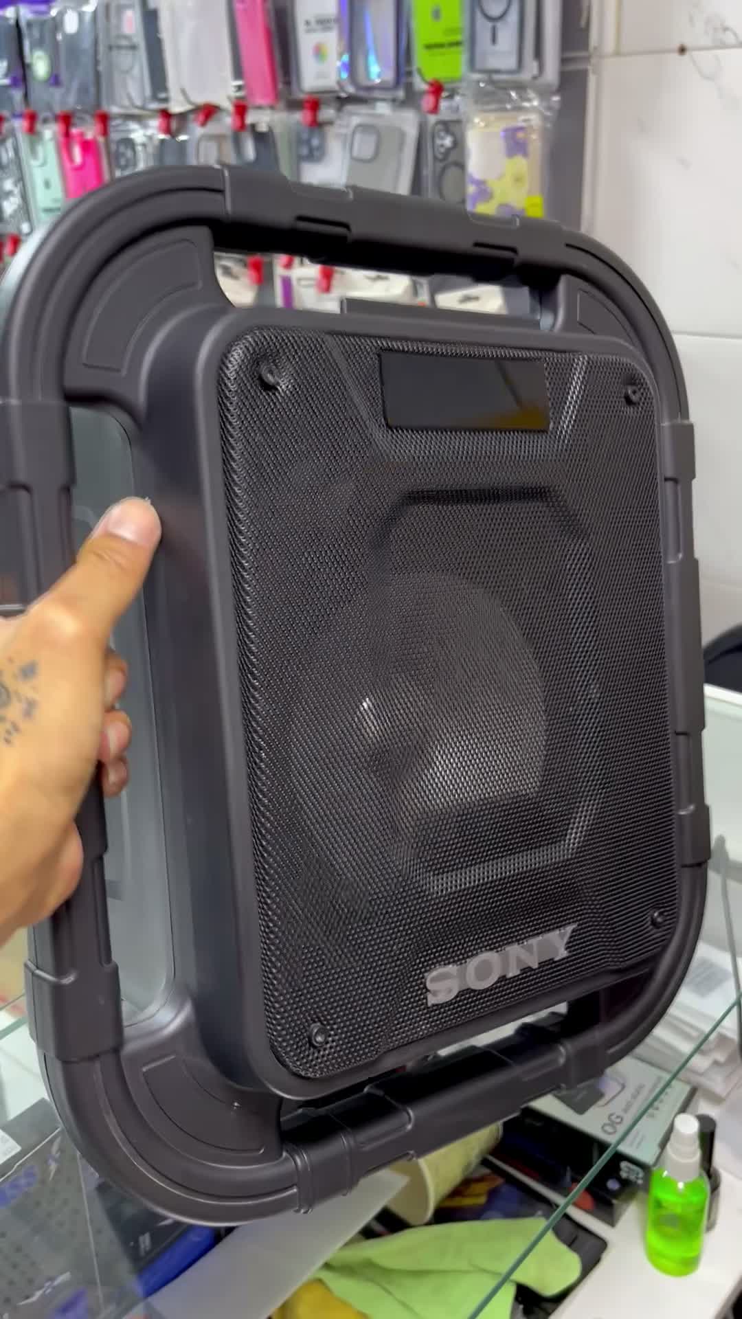 اسپیکر برند sony تقویت شده فول کیفیت فوق باگارانتی|پخش‌کننده همراه|کرج, گلشهر|دیوار