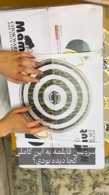 سرویس قابلمه ۲۱ پارچه ماموت|ظروف پخت‌وپز|کرج, شهرک بنفشه|دیوار