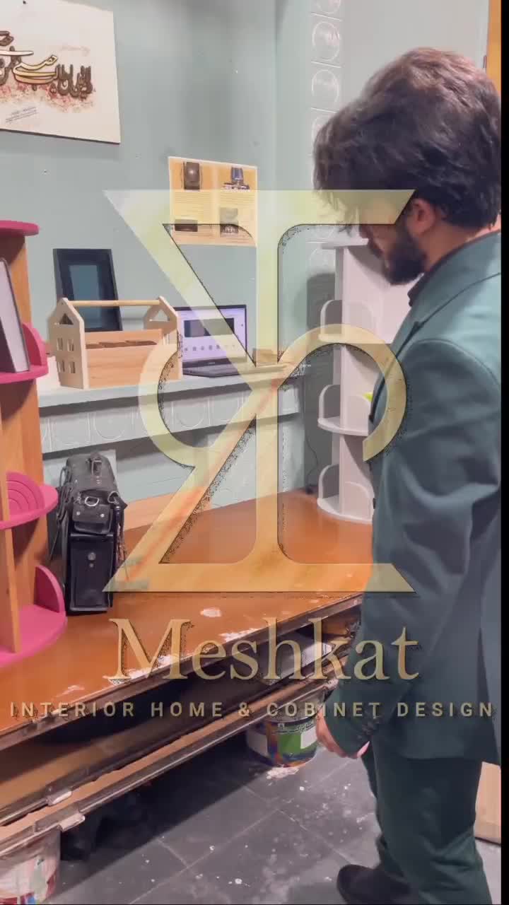 کتابخانه گردان 2 تا 5 طبقه MDF مدرن و شیک|کتابخانه، شلف، قفسه‌های دیواری|تهران, خاوران|دیوار