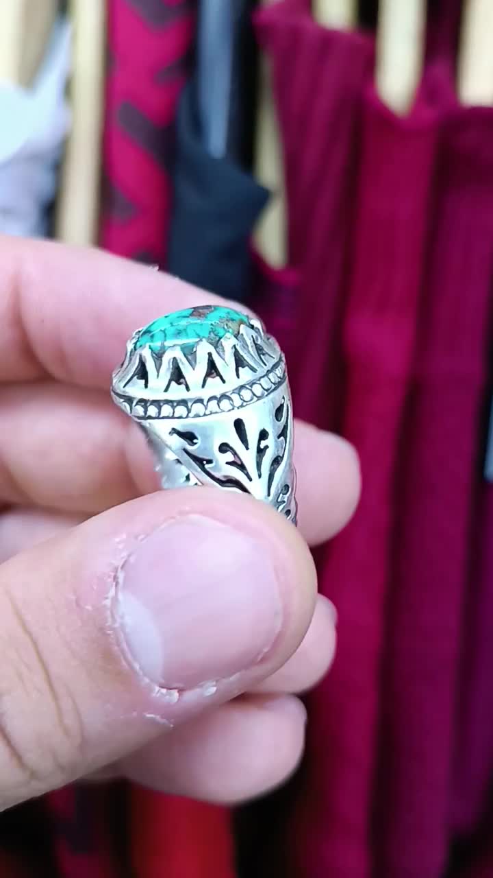 انگشتر فیروزه نیشابوری|جواهرات|قدس, شهرقدس|دیوار