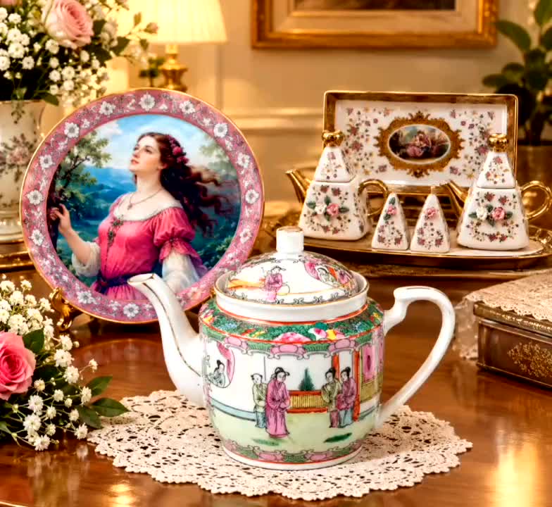 چینی|ظروف سرو و پذیرایی|اصفهان, همدانیان|دیوار