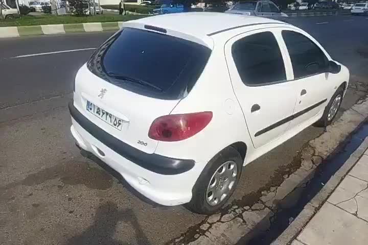 ۲۰۶ سفید مدل ۹۶|خودرو سواری و وانت|رشت, منظریه|دیوار