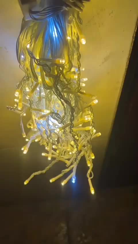 ریسه نور/ ریسه متری /ریسه ساده کبریتی رسید.|ریسه و چراغ تزئینی|شیراز, گود عربان|دیوار