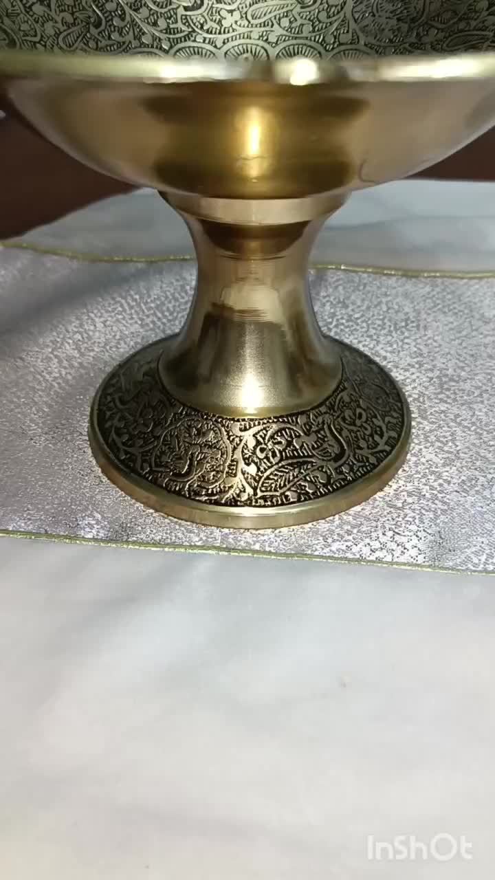 شیرینی و میوه خوری و قندان برنجی (توضیحات بخونید )|ظروف سرو و پذیرایی|تهران, خاک سفید|دیوار