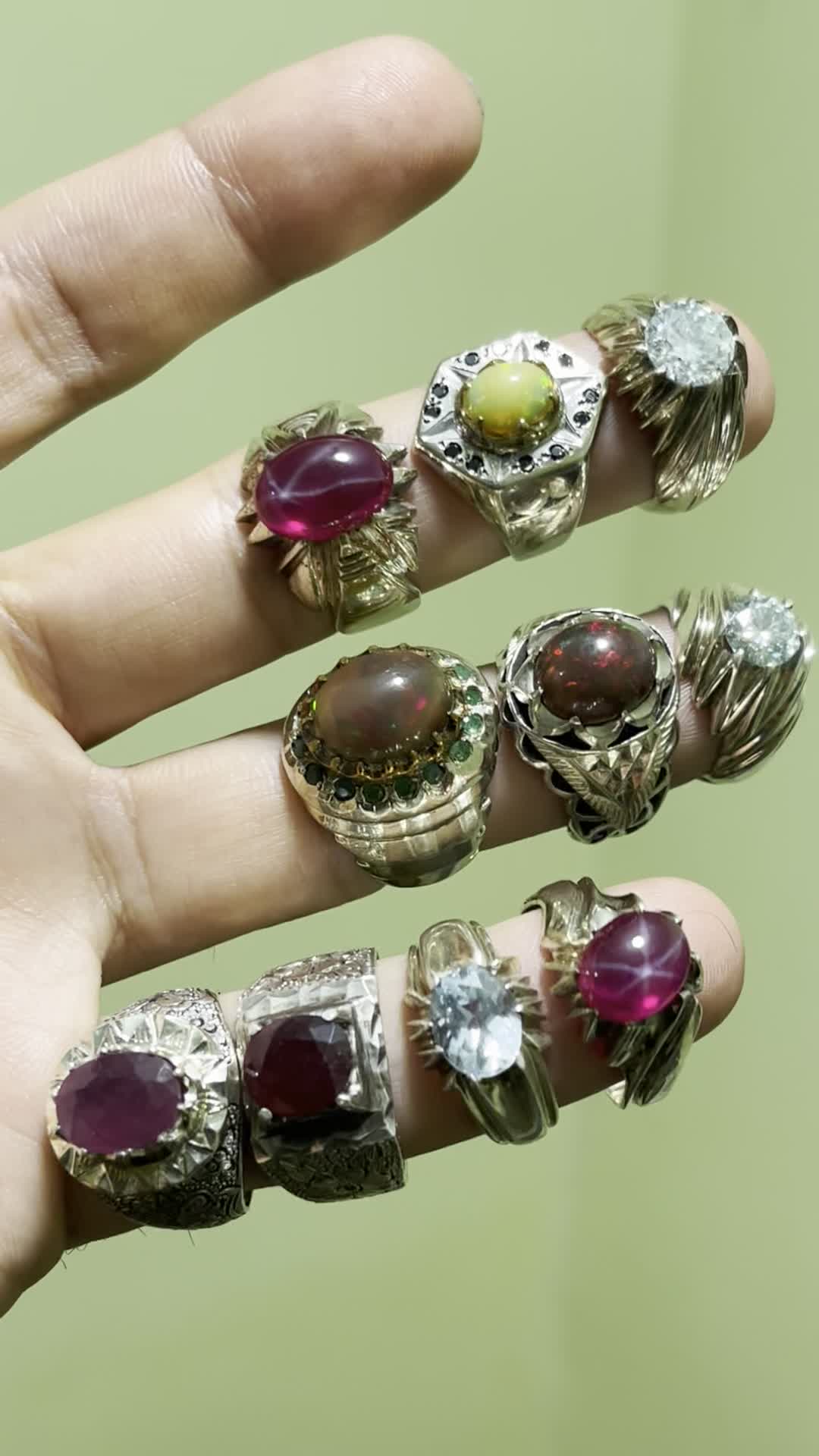 انگشتر نقره با سنگ اصل و معدنی|جواهرات|دزفول, |دیوار