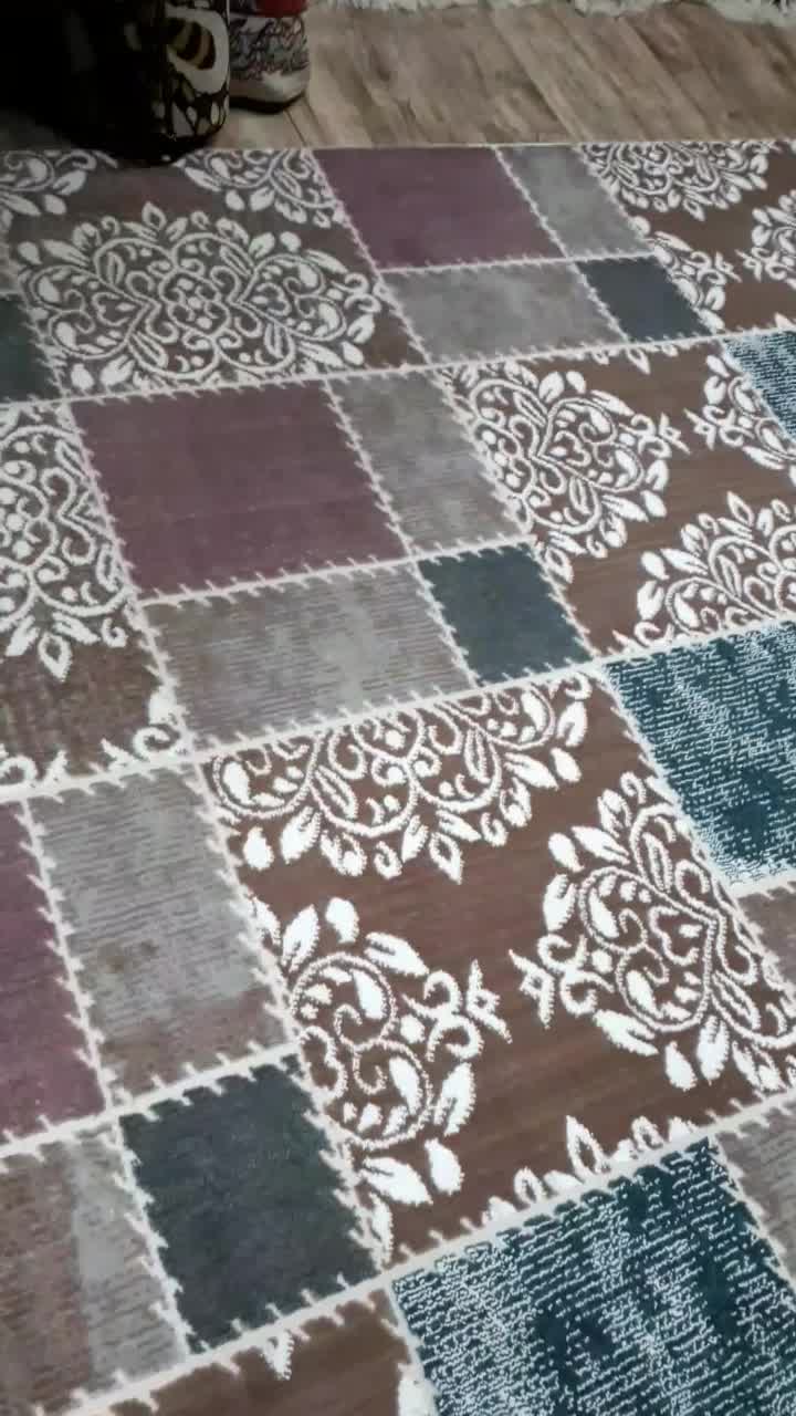 فرش آشپزخانه طرح خشتی ۵۰۰شانه مدرن‌ الوان رنگ|فرش|تبریز, |دیوار