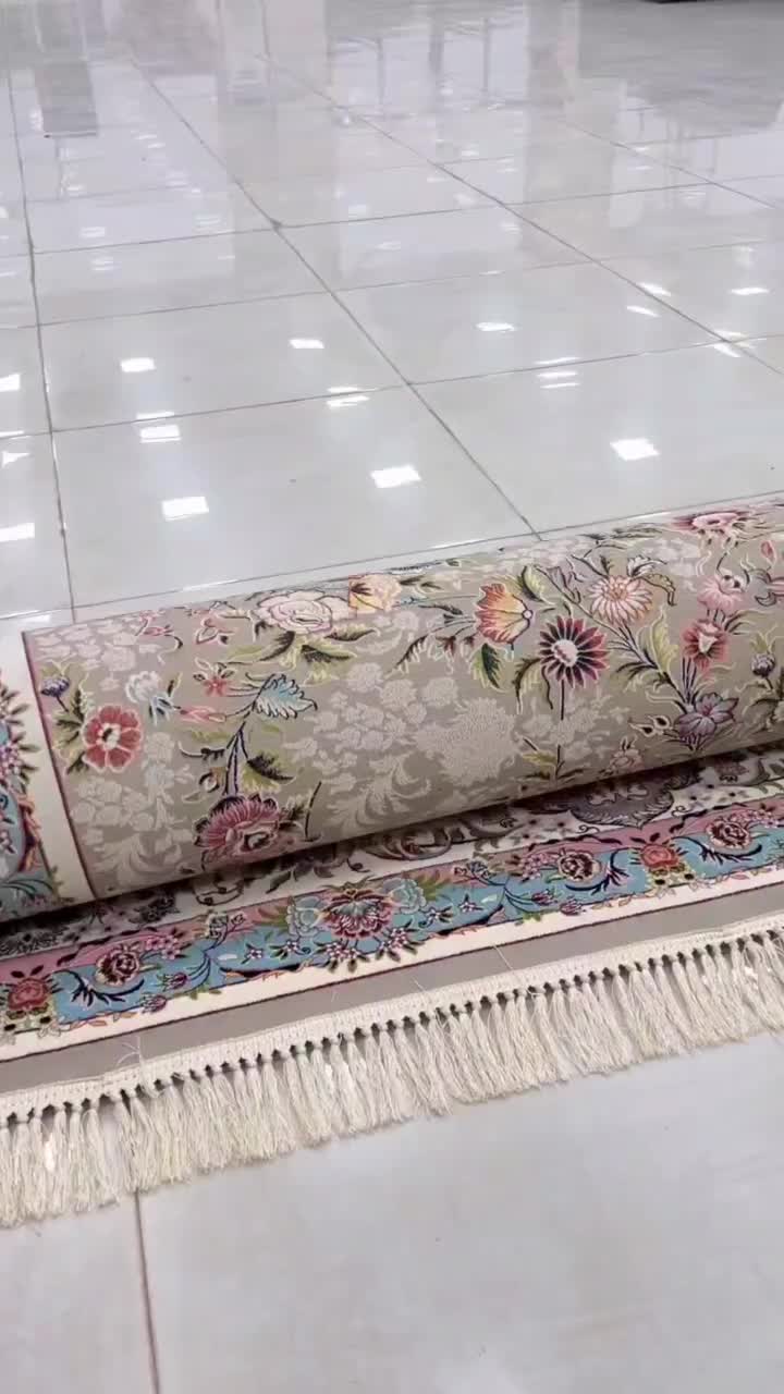 فرش سلطنتی باغ گل فیلی ۱۲۰۰شانه ۱۲و۹و۶ متری|فرش|قم, باجک دو|دیوار