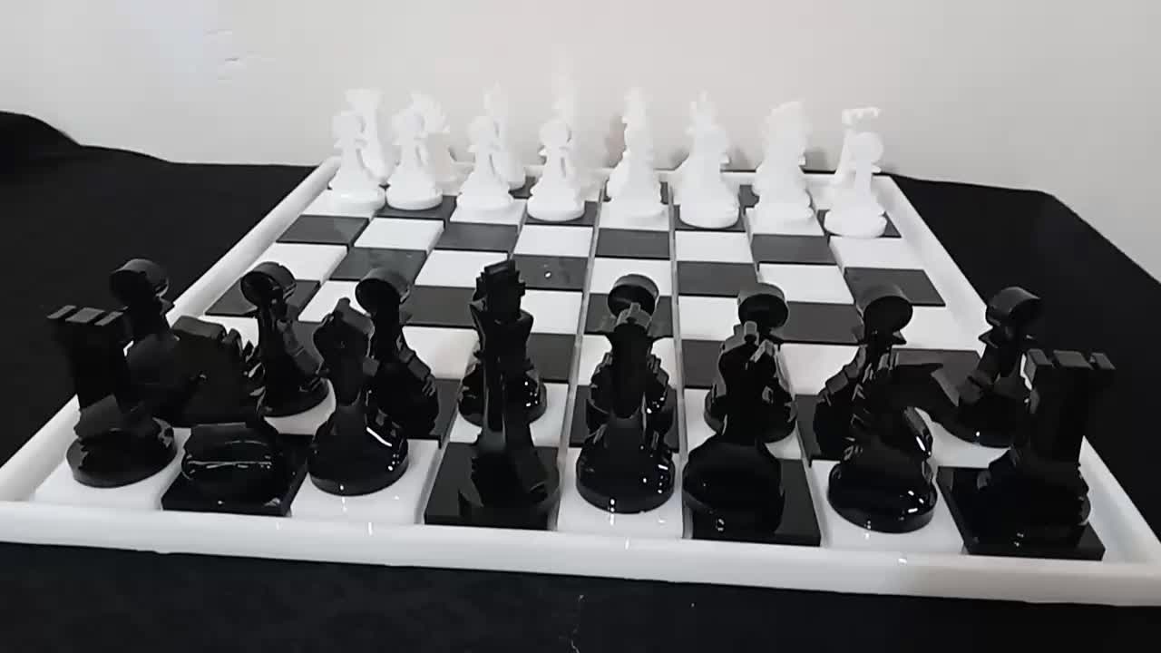 شطرنج رزینی در هر رنگ دلخواه شما|کلکسیون و سرگرمی|کرمانشاه, |دیوار