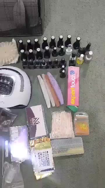 پک کامل وسایل کاشت ناخن|آرایشی، بهداشتی، درمانی|کرج, المهدی|دیوار