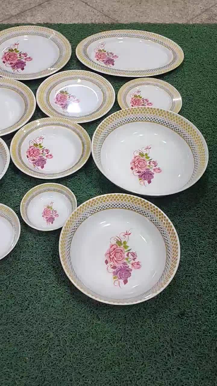 سرویس ملامین گل دیاموند نشکن استاندارد|ظروف سرو و پذیرایی|مشهد, کارمندان دوم|دیوار