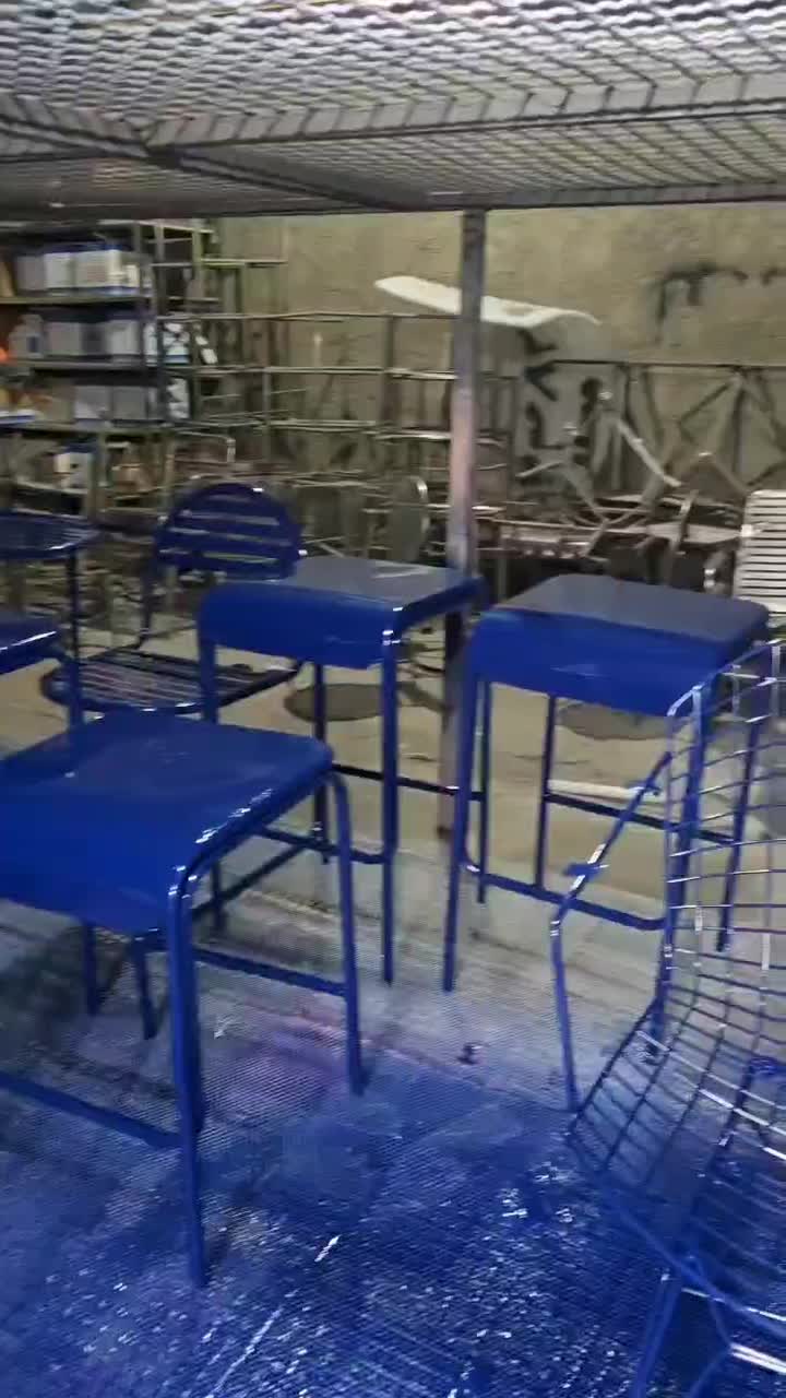 صندلی بار اپنی کانتری کافه رستوران تمام فلزی|میز و صندلی غذاخوری|ری, علایین|دیوار