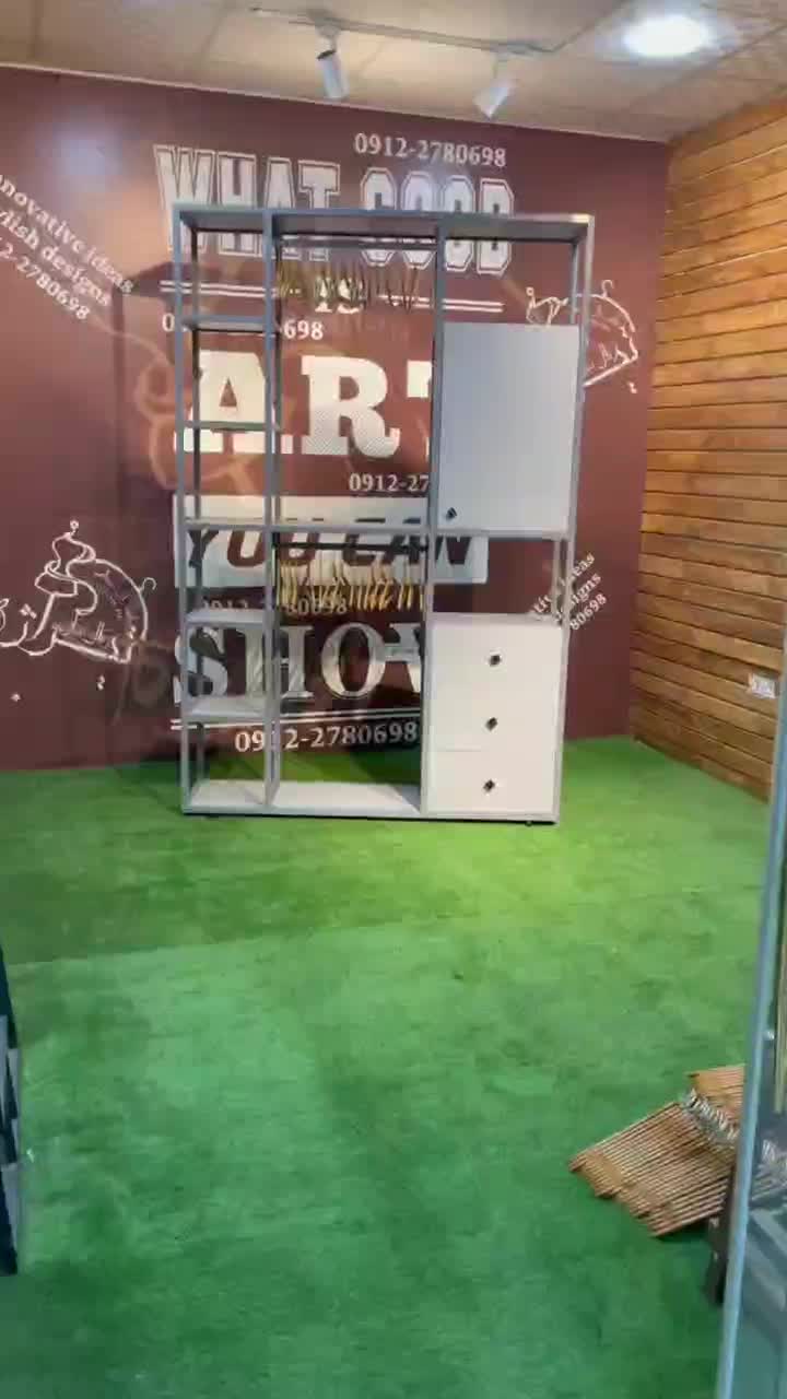 رگال چوب و فلز کشودار مدل ۲۰۲۴|جاکفشی، کمد، دراور|ملارد, |دیوار