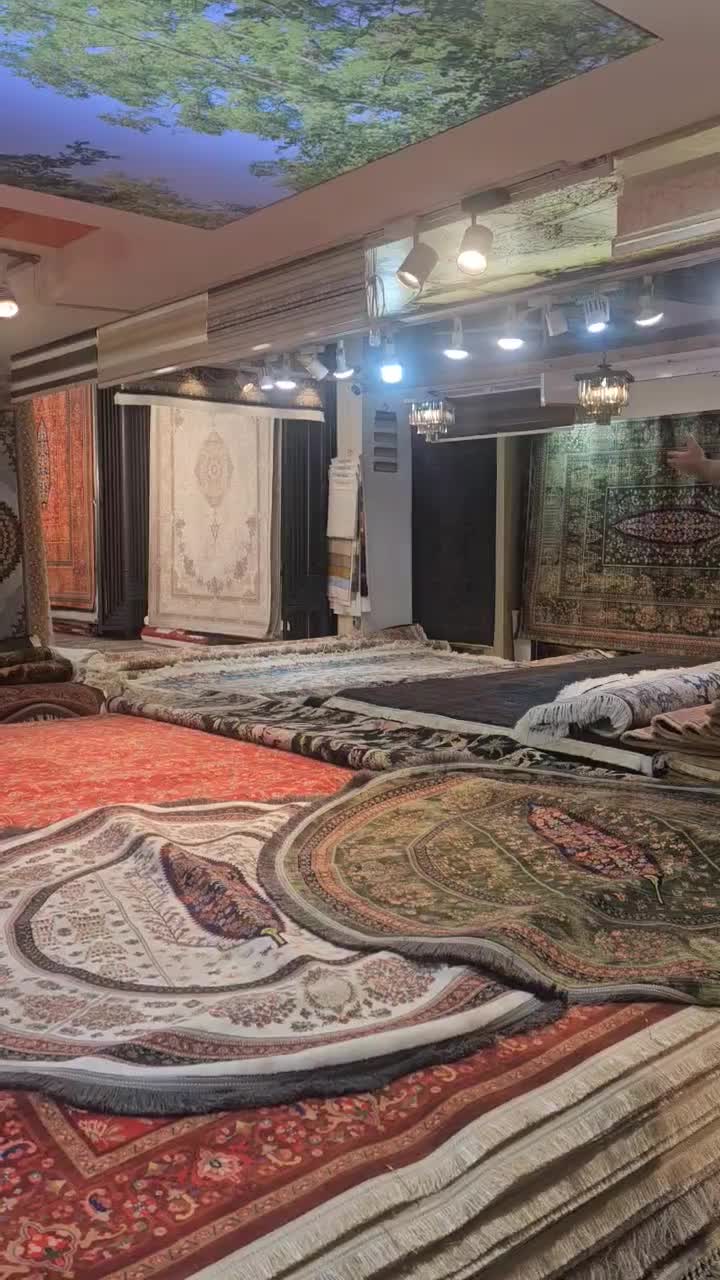 قالیچه دستبافت بیضی شکل|فرش|تبریز, |دیوار