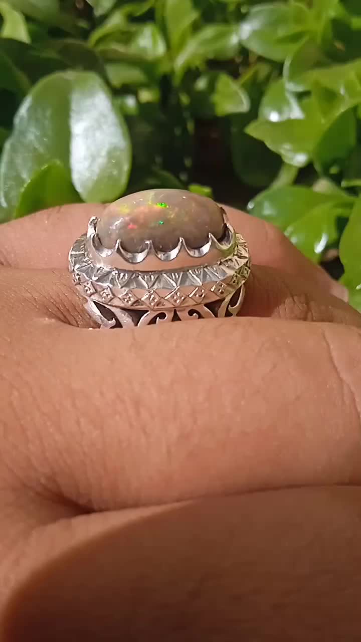 انگشتر اپال اتیوپی|جواهرات|اصفهان, امین‌آباد|دیوار