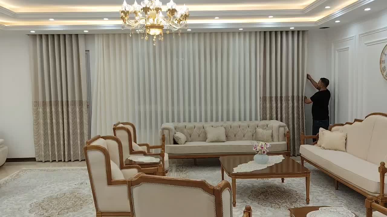پرده های برقی  زبرا و چاپی متری از 800تومان ب بالا|پرده، رانر، رومیزی|نسیم‌شهر, |دیوار