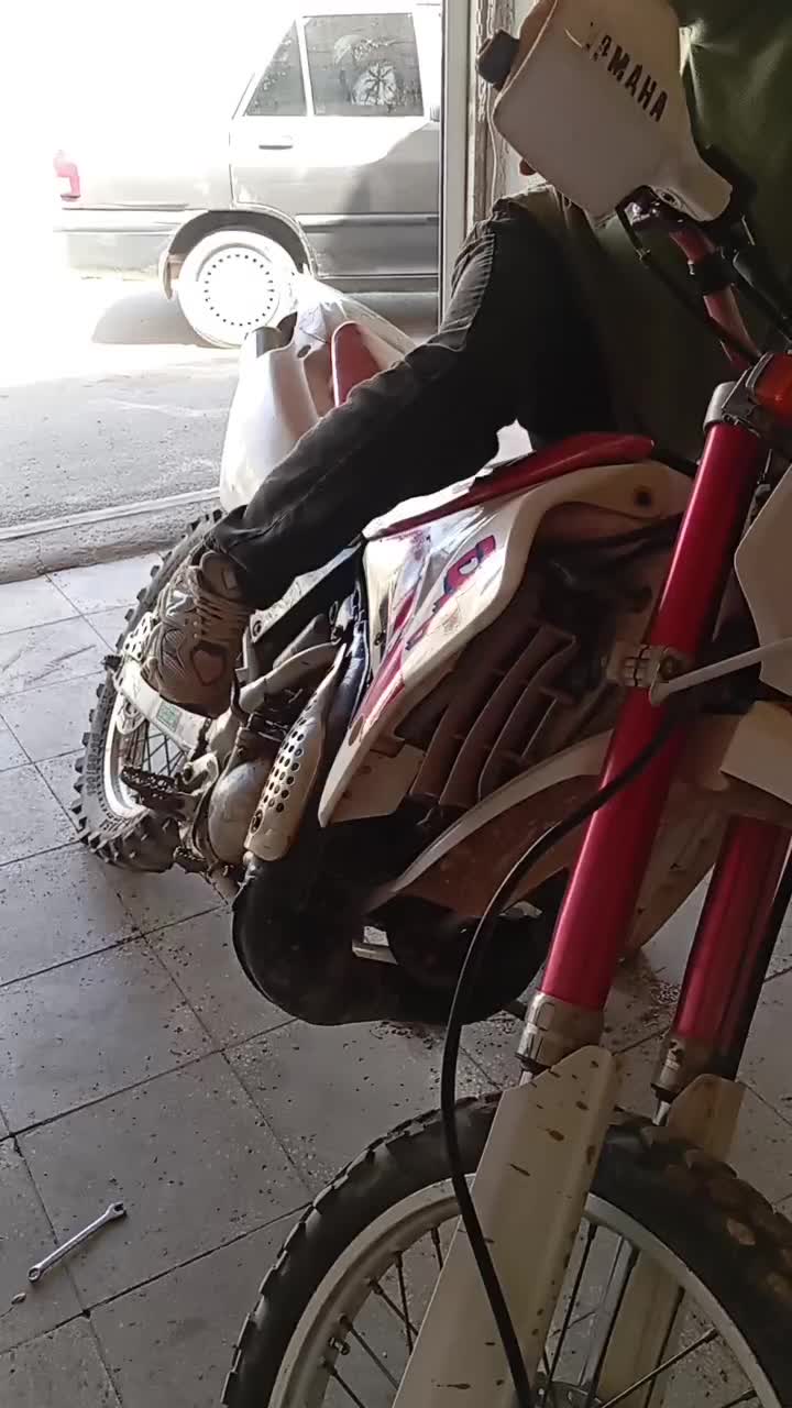 یاماها دیتی زین دوشاخ dt200 wr|موتورسیکلت|خرم بید, |دیوار