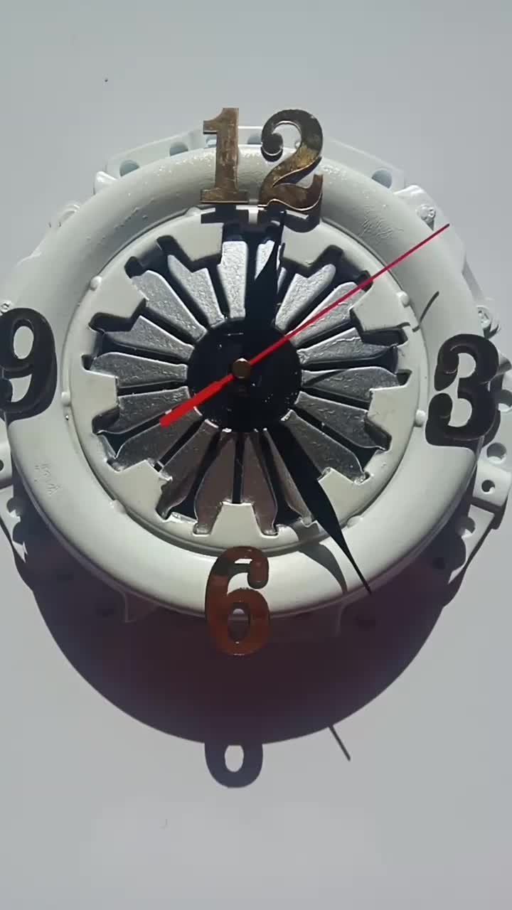 ساعت دیسک صفحه دست ساز|کلکسیون اشیاء عتیقه|سنگر, |دیوار
