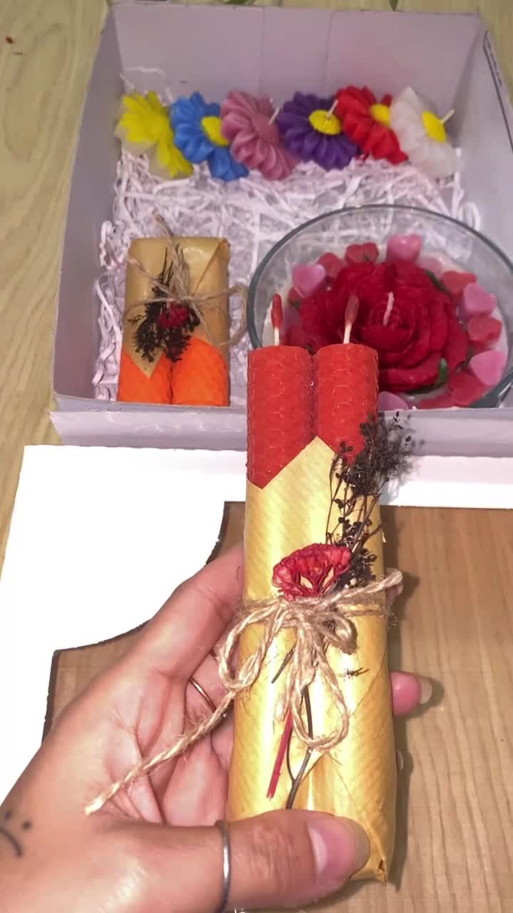 شمع های معطر* باکس گل* هفت چاکراه*  متریال ارگانیک|صنایع دستی و سایر لوازم تزئینی|بابلسر, |دیوار