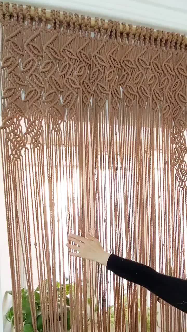 یه تغییر شیک با پرده مکرومه زیبایی خونه ت منتظرشه|پرده، رانر، رومیزی|خرمشهر, |دیوار