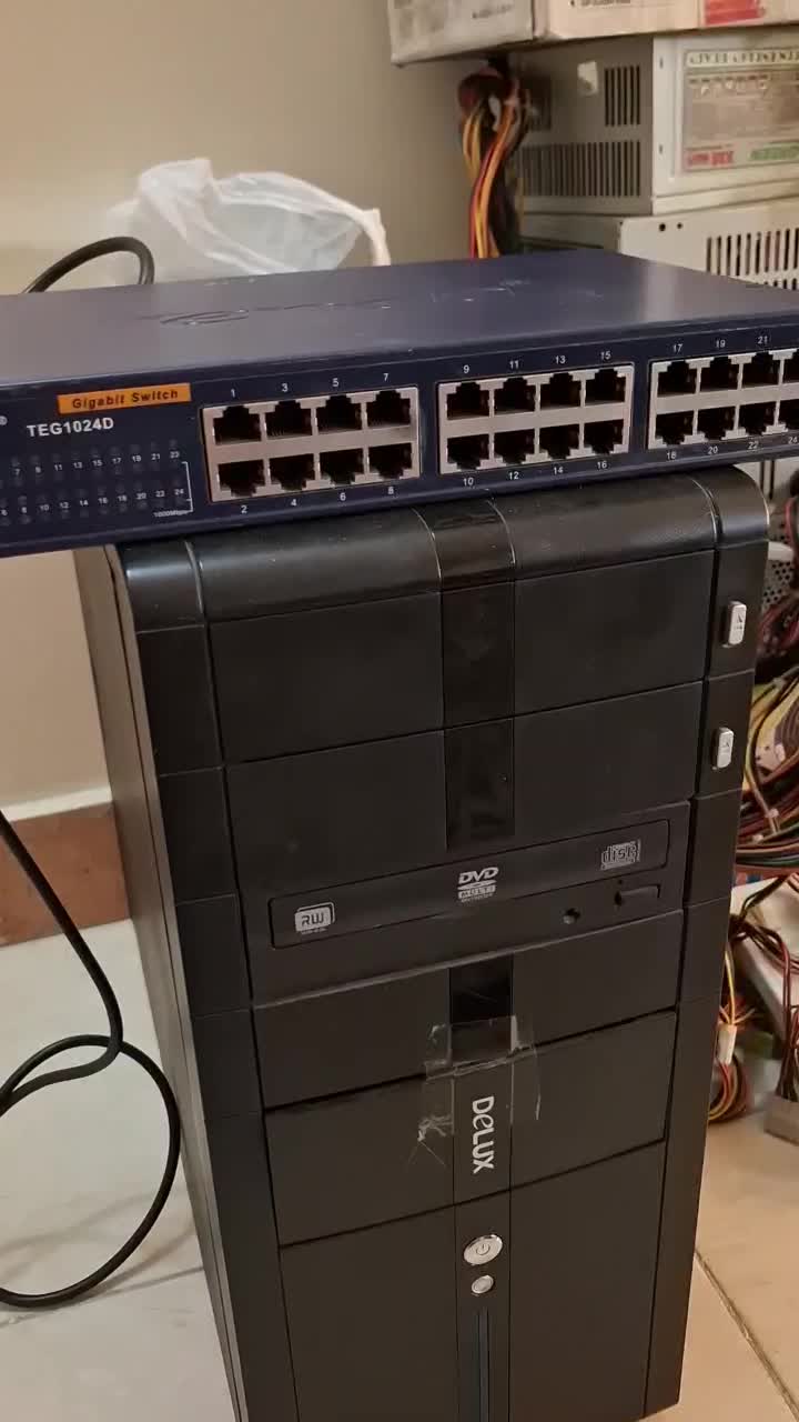 سوییچ شبکه TEG1024D|مودم و تجهیزات شبکه|تهران, فلاح|دیوار