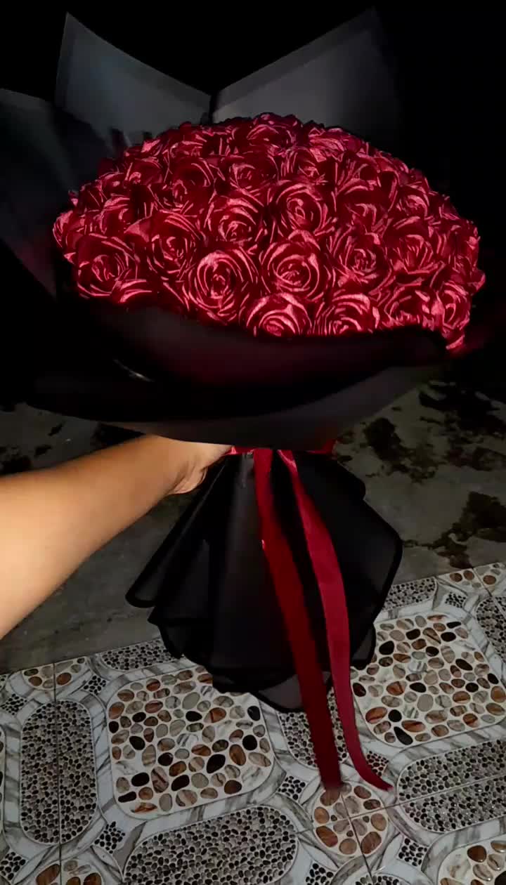 گل روبانی/کادو/دسته گل/گل جاودان/گل مصنوعی|گل مصنوعی|فومن, |دیوار