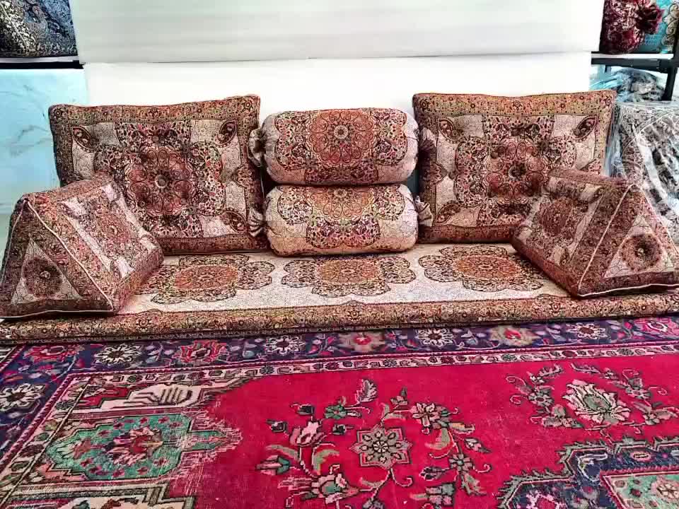 پشتی شاهنشین ترمه یزد|مبلمان خانگی و میز عسلی|اسفراین, |دیوار