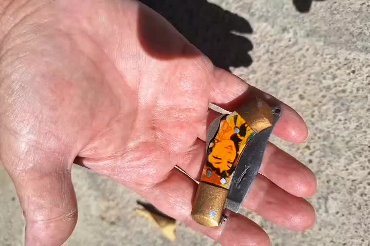 چاقو نیریز کهنه|کلکسیون اشیاء عتیقه|شیراز, لشکری|دیوار