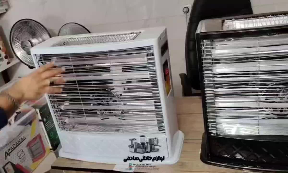 بخاری هیتر برقی فندار 6شعله سنسورداراخوان ابراستار|بخاری، هیتر، شومینه|شیراز, گچی|دیوار
