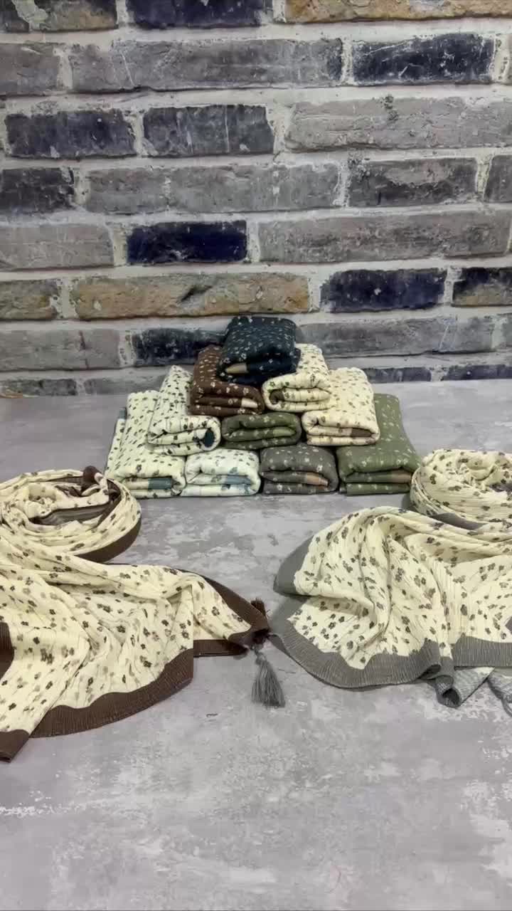 شال برشکا پلیسه لمه دار|لباس|بافت, |دیوار