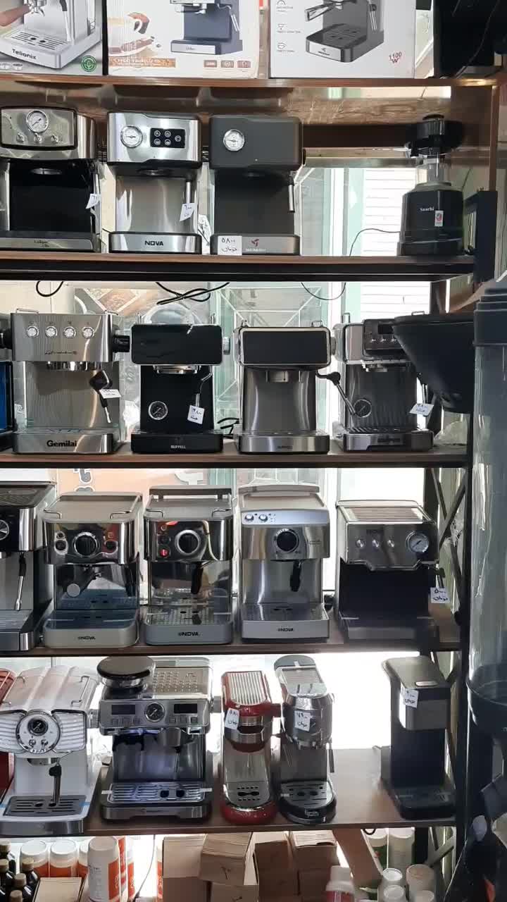 اسپرسو ساز قهوه ساز یونیک ۸۹۳۳نیمه صنعتی|سماور، چای‌ساز، قهوه‌ساز|مشهد, سپاد|دیوار
