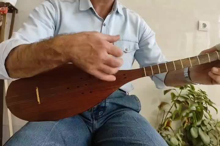 تنبور کاسه ای|سازهای سنتی|کرمانشاه, |دیوار