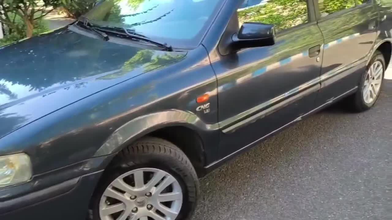 سمند دوگانه کارخانه ۹۱،بیرنگ وبی تصادف ،۴لاستیک نو|خودرو سواری و وانت|رشت, شهرک پردیسان|دیوار