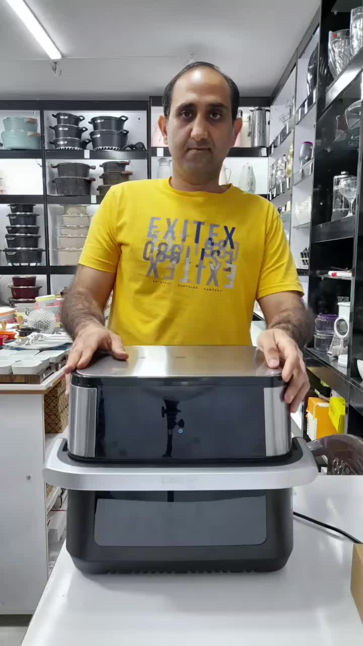 سرخ‌کن ۱۴ لیتری یونیک‌مکس دو المنت|اجاق گاز و لوازم برقی پخت‌وپز|اندیمشک, |دیوار
