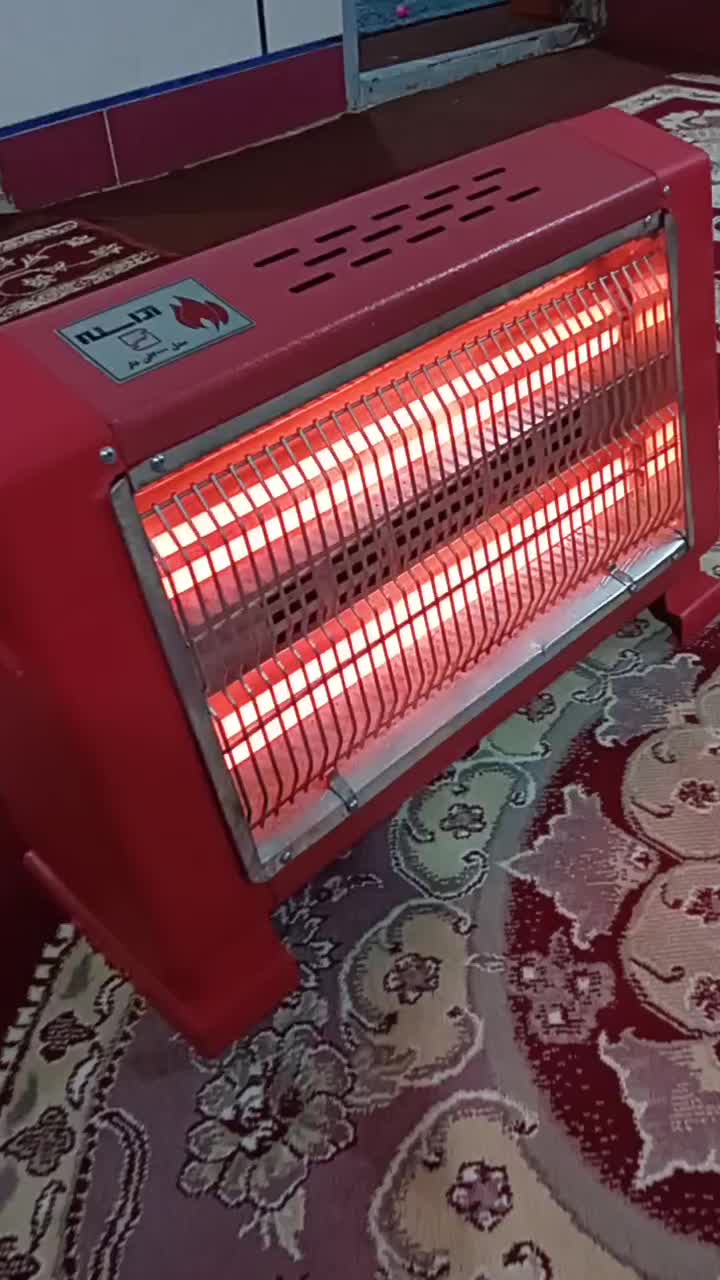 بخاری برقی فن دار در حد|بخاری، هیتر، شومینه|انبارآلوم, |دیوار