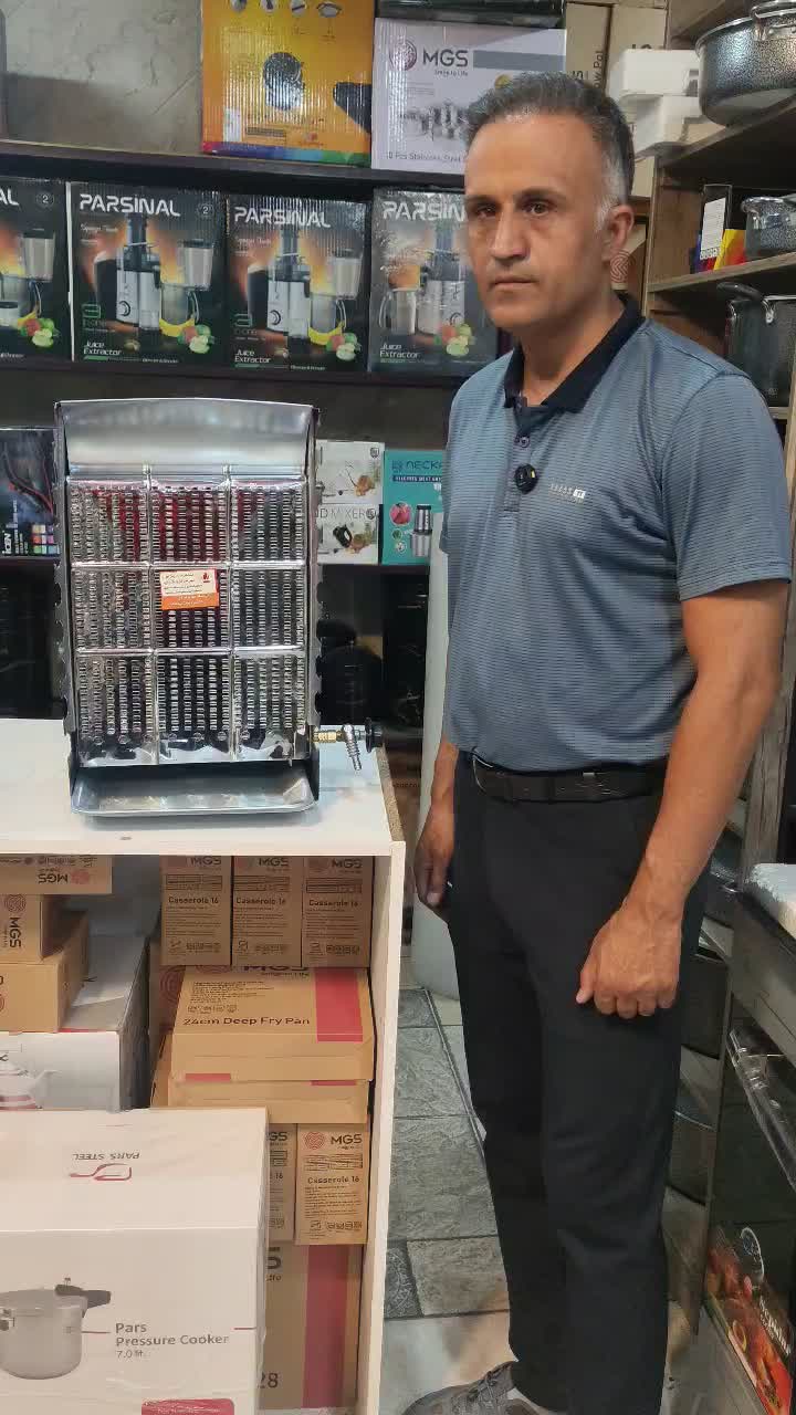 کباب پز بدون دود ضیافت مدل تابش|اجاق گاز و لوازم برقی پخت‌وپز|اصفهان, دوطفلان|دیوار