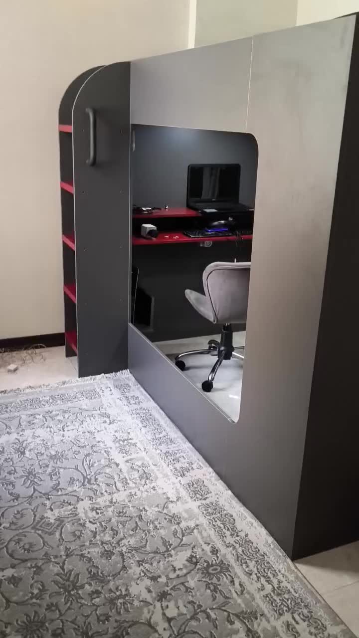 تخت خواب دوطبقه گیمینگ RGB سیستم صوتی فراگیر|تخت و سرویس خواب|تهران, قلهک|دیوار