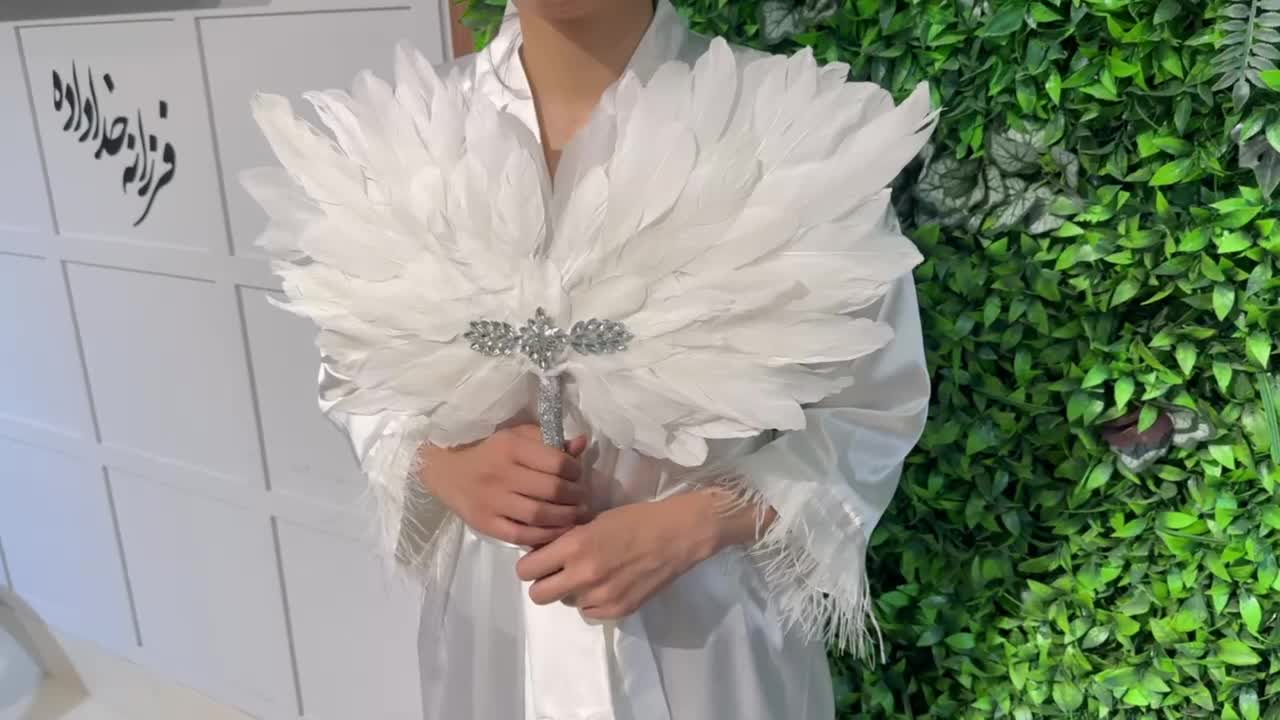 بادبزن بال فرشته|زیورآلات و اکسسوری|الوند, |دیوار