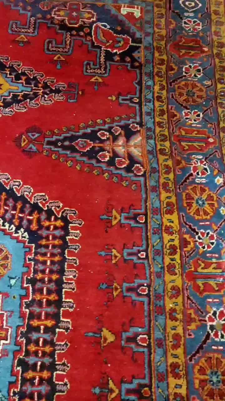 قالی ویس طرح لچک وترنج ۹متری|فرش|اصفهان, جاوان|دیوار