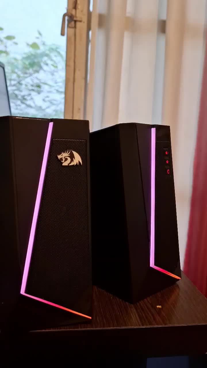اسپیکر دسکتاپ ردراگون ۱۰ واتی با نور پردازی زیبا|قطعات و لوازم جانبی رایانه|تهران, دانشگاه شریف|دیوار