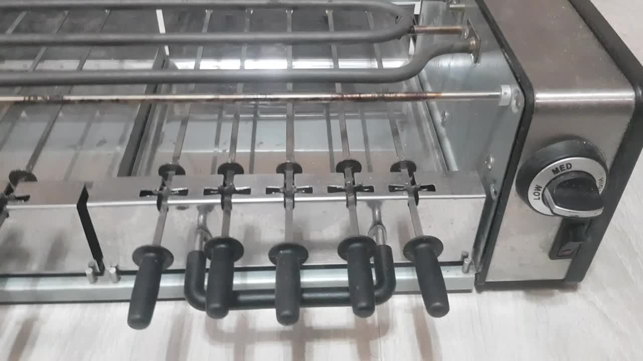 گریل باربکیو مینیمال برقی هاردستون با جوجه گردان|اجاق گاز و لوازم برقی پخت‌وپز|کرج, حصار|دیوار