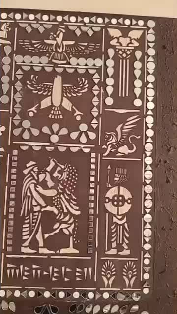 تابلو دستساز آینه کاری لیپان|تابلو، نقاشی، عکس|برازجان, |دیوار