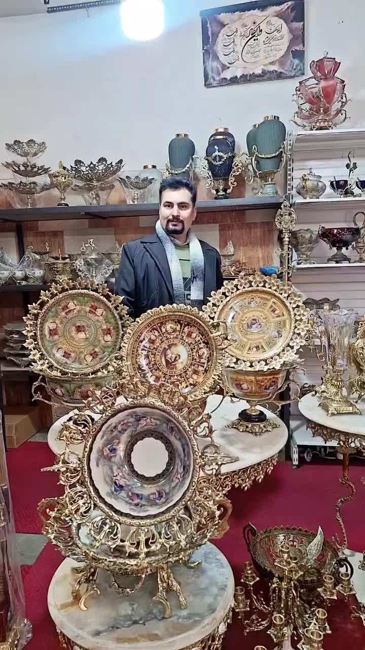 کاسه بشقاب جنس اصل برنز|ظروف سرو و پذیرایی|ری, ملک‌آباد|دیوار