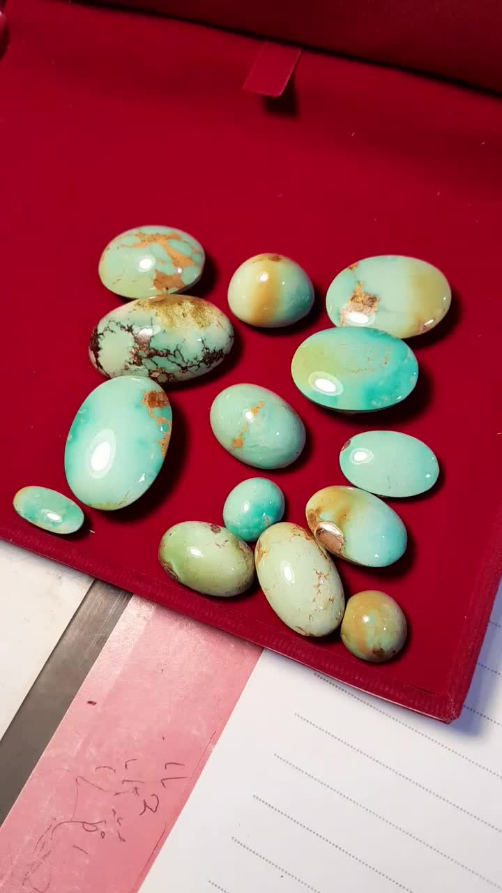 14 عدد فیروزه نیشابوری درجه یک|جواهرات|فیروزه, |دیوار