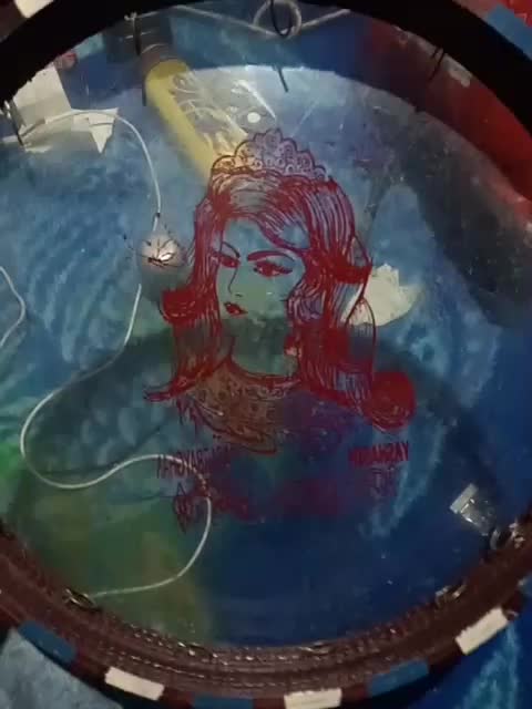 دف تنبگ|سازهای سنتی|اراک, |دیوار