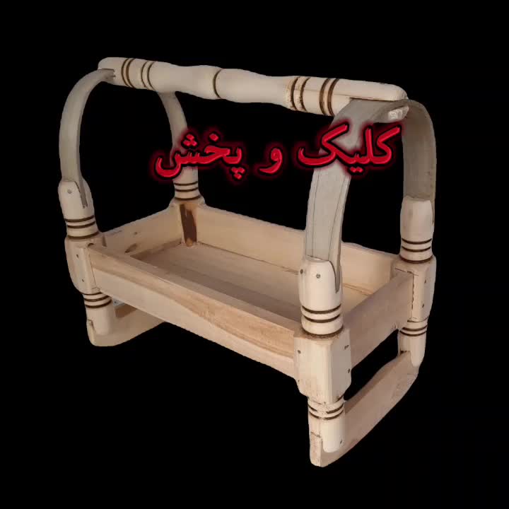 گهواره چوبی در سایزبندی|تخت و صندلی بچه|تهران, اختیاریه|دیوار