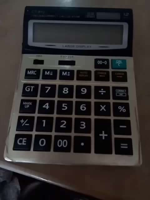 ماشین حساب سالم فقط باتری میخا|لوازم التحریر|رفسنجان, |دیوار